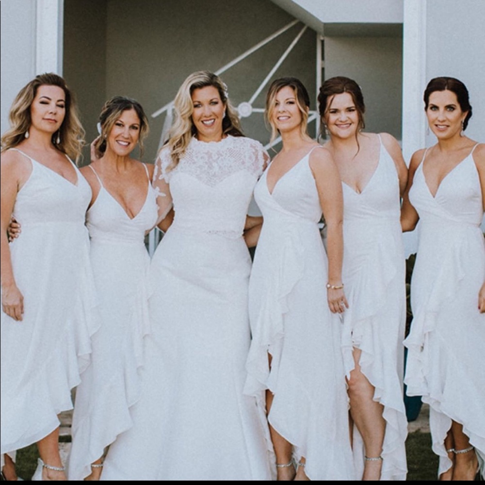 Yumi Kim white wrap dress